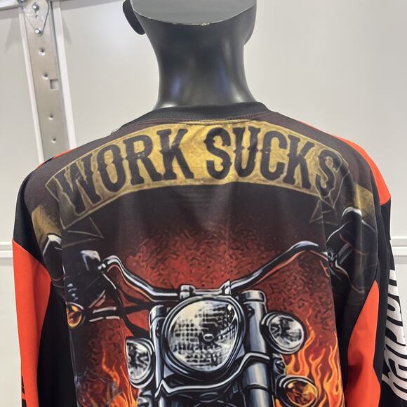 Harley Davidson Motor Cycles Skull Graphic Shirt, 2XL, Long Sleeve, {49}. - Picture 7 of 12